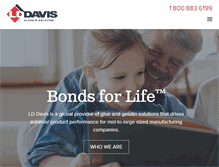 Tablet Screenshot of lddavis.com